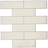 RoomMates Classic Subway StickTILES, 4-pack 10.5" X 10.5" [並行輸入品]