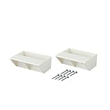 平安伸銅工業 LABRICO STAPLER FIX シリーズ 2×4 棚受シングル オフホワイト DXW-2