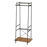 CtoC JAPAN Select ハンガーラック ブラウン 幅60cm×奥行45cm×高さ150cm