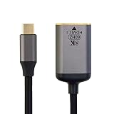 Cablecc USB4 USB-C Type-Cソースからメス HDMI 2.0ケーブルディスプレイ 8K 60HZ UHD 4K HDMI オスモニター