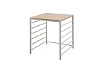 デザインデスク　ラダーデスク　パソコンデスク (幅60 板天板ナチュラル色)