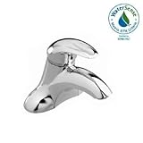 American Standard 7385.008.002 Reliant 3 Single Indexed Lever Handle Centerset Lavatory Faucet, Poli