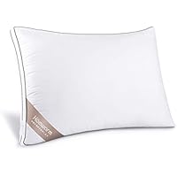 Homwarm 枕 安眠 人気 肩こり 高反発枕 ホテル仕様 高さ調節可能 丸洗い可能 (ホワイト, 63*43*20cm)