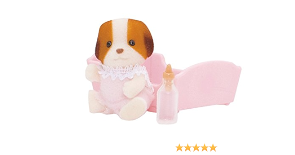 Amazon シルバニアファミリー シフォン犬の赤ちゃん ピンク 並行輸入品 おもちゃ おもちゃ