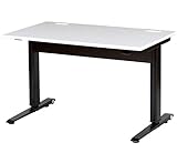 SINAPP オフィスデスク PCデスク 作業台 キャスター付き 昇降デスク SIK3692 ホワイト