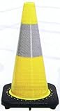 ＴＲコーン　黄　反射シート付　450Ｈ　1.5ＫＧ