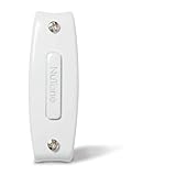 NuTone PB7WH Wired One-Unlighted Door Chime Push Button, White [並行輸入品]