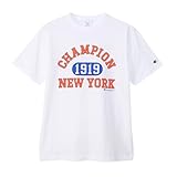 [チャンピオン] Tシャツ 半袖 丸首 綿100% グラフィックロゴプリント ショートスリーブTシャツ ベーシック C3-Z343 メンズ ホワイト