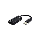Type-C イヤホン 変換ケーブル 3.5mm USB C ケーブル 2in1 充電 イヤホン 同時 イヤホン アダプター タイプC イヤホン コネクタ 充電ケーブル タイプC 変換アダプタ 通話可能 音楽再生 Huawei P30 Xperia XZ2 アンドロイド UMIDIGI S3 Pro zero sense2 対応 (ブラック)