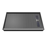 タイルRedi USA rt3060r-pvc-bn3 Rediトレンチシャワーでパン右ソリッドブラッシュニッケルトレンチ、30 " D x 60 " W