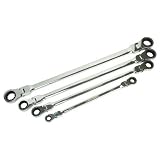 【アストロプロダクツ】AP 4PC ロングダブルフレックスギアレンチ