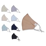 CP-Kyoto ポケットなし 布マスク 麻 リネン100％ 日本製 抗菌 上品 フィルター 立体 ブランド CPマスク テラコッタ Mサイズ （レディス相当）