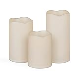 Gerson 3-Piece Set Wax Covered Resin Candle [並行輸入品]