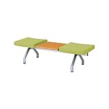 コクヨ(KOKUYO) ベンチ ロビーチェア 470シリーズ W1570×D550×H420～460mm CN-473BTV ホワイトグリーン