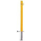 サンバリカー(ピラー)スチール製φ60.5 差込式・片フック 白色 FPA-7S-F01(W)