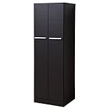 アビライト 日本製(大川家具) モノトーンロッカーシリーズ 幅60 ロッカーたんす 2段 ハンガー付 ブラック um0302