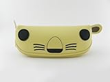 キュートなメガネケース☆OM1226-YE-トラ 小物入れ メイクグッズ  お口が開く
