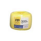 アイリスオーヤマ PP テープ 玉巻 イエロー 300M PP-300H