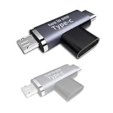 Type C to type-c USB 変換アダプタ 急速充電 Type Cアダプタ USB 3.1/5bg 3A充電コネクター スマホ 充電 データ伝送 対応多様機種スマホ Typec USBデバイス（2個セット）