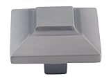 Atlas Homewares 4002-P 1-1/2-Inch The Classics Collection Trocadero Beveled Knob, Pewter [並行輸入品]