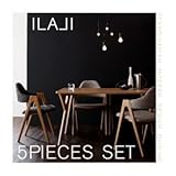 ダイニングセット 5点セット(テーブル幅140+チェア×4)【ILALI】チャコールグレイ 北欧モダンデザインダイニング【ILALI】イラーリ【代引不可】 生活用品 インテリア 雑貨 インテリア 家具 テーブル ダイニングテーブル ダイニン