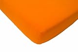 Jollein Fitted Sheet Cotton (60 x 120 cm, Orange) by Jollein