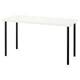 ＩＫＥＡ/イケア LAGKAPTEN/ラグカプテン・ADILS/オディリス：テーブル140x60 cm ホワイト/ブラック（694.171.57）