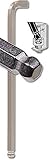 Bondhus 16754 Tagged and Barcoded Long Arm Stubby Ball End Tip Hex Key L-Wrench with BriteGuard Fini