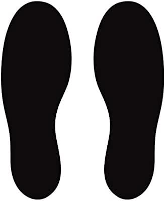 Amazon Co Jp 靴跡 シューズ跡 足跡 足型 フット フットプリント フットマーク Foot Feet Footprints シルエット 表示 ステッカー シール デカール 15cm ブラック ホビー