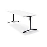 コクヨ ミーティングテーブル DAYS OFFICE flip top XY-TFT188SCE6AMCW 幅180×奥行80cm 天板グレインドホワイト/脚ブラック