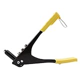 BEE&BLUE ハンド リベッター ポップ リベットガン キット ハンドリベット ハンドツール アルミリベット 切削工具 穴開け ツール修理リベット イエロー