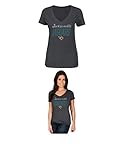 NFLジャクソンビル・ジャガーズWomen 's Winning Ranks半袖VネックTシャツ、XL、チャコールヘザー