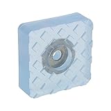 uxcell ゴム足 フロアプロテクター 挿入物金属 アンチスクラッチ 家具 床 保護装置 30×30mm 1個入り