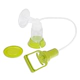 Lovoski シリコン　乳児　授乳　手動　ポンプ　搾乳器　さく乳器　蓋付き　哺乳瓶　マッサージ