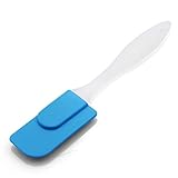 柔軟な3ピースシリコーンスパチュラセット、耐熱性とBPAフリー（ブルー）
