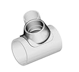 Burndy SWT86A22A-75 Welded Cast Aluminum T-Connector 6 Aluminum Tube Run 4 Aluminum Tube Tap 6.00 Wi