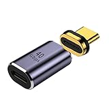 磁気USBCアダプター-タイプCコネクター, 高速充電USB4.0CオスからCメス, より多くのUSBTypeCデバイスと互換性があります