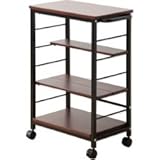 フクダクラフト:キッチンワゴン　ダークブラウン KW-0930 DBR