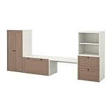 IKEA(イケア) STUVA グレーブラウン 09893604 収納コンビネーション ベンチ付き、グレーブラウン