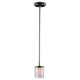 Sea Gull Lighting 61690-765 Nuit Noir Mini Pendant Light Fixture [並行輸入品]