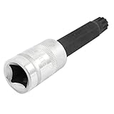 uxcell　ソケットビット ドライバードライブソケット　トリプルスクエアM13　10 x 2.16cm