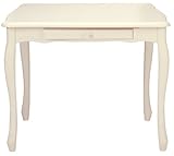 高梨産業 ダイニングテーブル 80cm角 木製天板 ホワイト RD-T1570