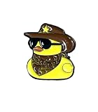 ピンバッジ ブローチ カウボーイダック ウエスタン ハット サングラス バンダナ エナメルピン アクセサリー ファッション小物