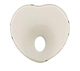 ベビー枕 ピロー 絶壁防止枕 ハート型 (ベージュ)