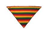 Dribble ONS Baby Infant Drool BIB Bandana Style with Snap Closure (Rainbow Stripe) by Globalbaby [並行