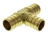 5 / 8 " Pex X 5 / 8 " Pex X 5 / 8 " Pex真鍮Tee (鉛フリー) { pxte0058-nl } 1 PXTE0058-NL