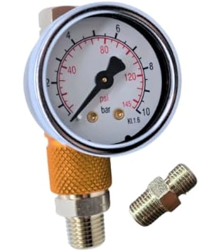 Preset In-Line Air Pressure Regulator – 1/4" NPT, 94 PSI Fixed Setting, For Pneumatic Tools, Lightweight Aluminum Body