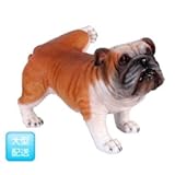 FRP　マーキングするブルドッグ / Peeing Bulldog　【犬オブジェ　アニマルオブジェ