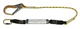 MSA JAPAN ワークマンライトハーネス用ショックアブソービングランヤード 1.5m 箱入 565489 [安全帯 落下防止 電気工事 高所での安全作業]
