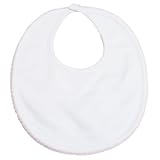 Kissy Kissy - Basic Bib - White Pink-One Size by Kissy Kissy